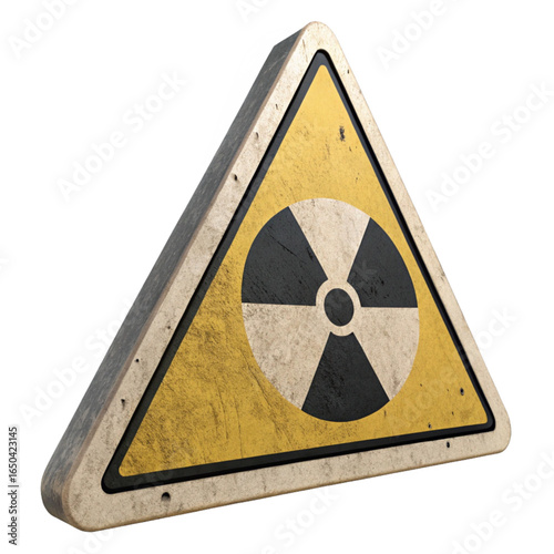 Warning hazard sign radioactivity symbol danger hazard alert safety warning caution warning