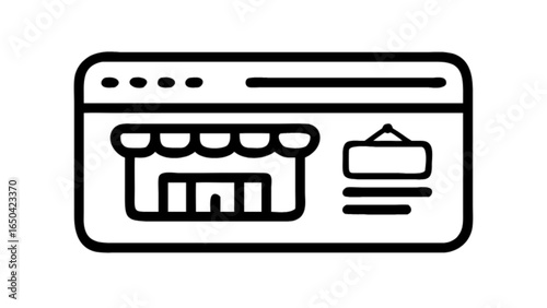 Online store website shop ecommerce retail business storefront digital marketplace virtual shopping platform
