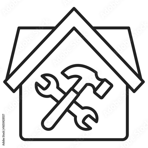Renovation Outline Icon