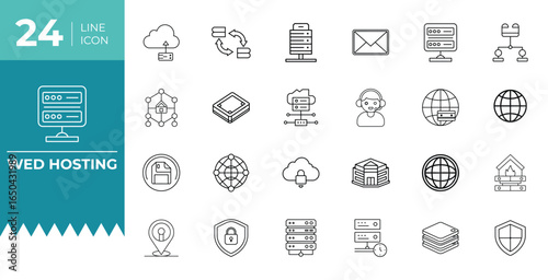Web Hosting and Server Icon Set
Hosting Services Icon Pack.