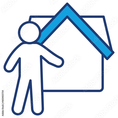 Landlord Blue Icon