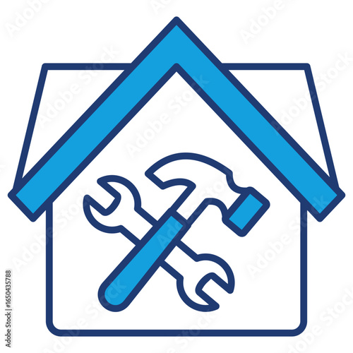 Renovation Blue Icon