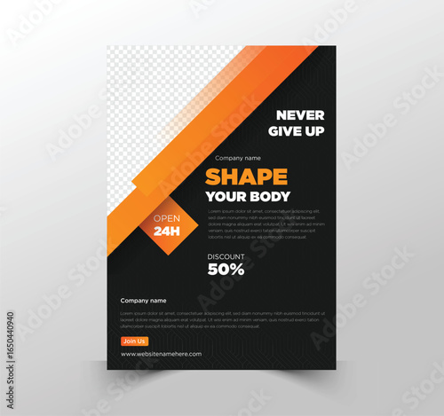 Shape Your Body Fitness Gym Flyer 