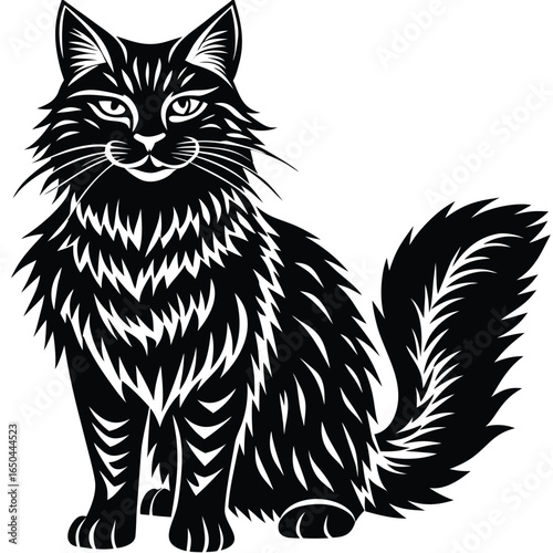 Maine Coon Silhouette