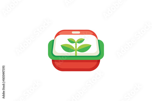 Collapsible silicone lunch box with circular lid container design