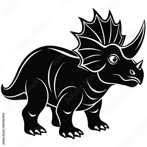 Triceratops Silhouette