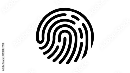 Fingerprint scan identification thumbprint security access biometric id verification personal identity 100 char