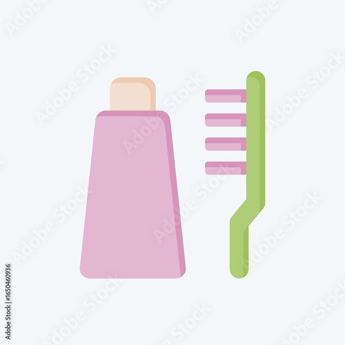 Icon Personal Hygiene. related to Restroom symbol. flat style. design editable