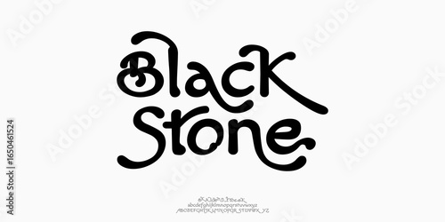 elegant letters uppercase lowercase. Classic Letter Design With A Bit Of Fashion. Modern typography groovy serif regular font vintage decorative concept. vector illustration