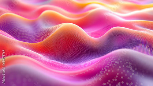 Abstract colorful wavy patterns