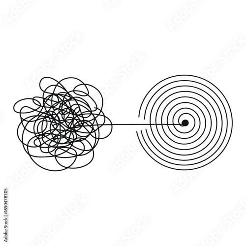From Chaos to Clarity A Conceptual Illustration of Problem Solving