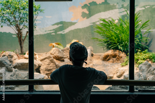 beijing, china - 3 may 2025 Children in a zoo