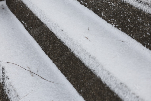 Canvas Print Snow-covered landscapes with serene beauty