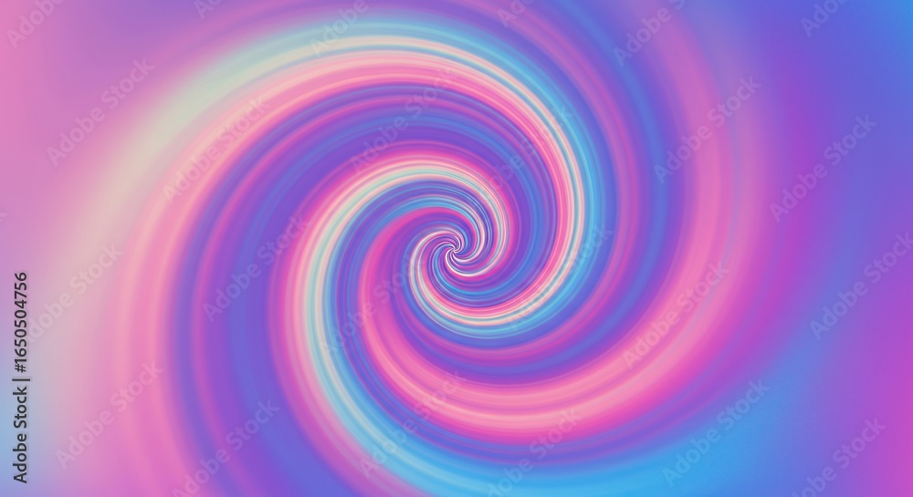 Obraz premium Psychedelic Swirl of Pastel Colors