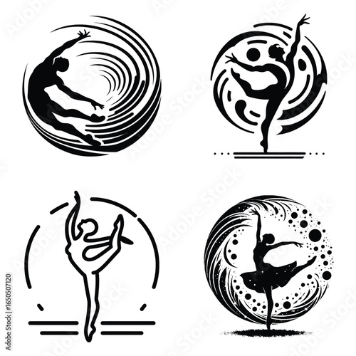 Modern dance icon collection