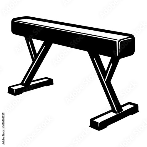 Sturdy Gymnastic Vaulting Horse Apparatus for Training and Competition