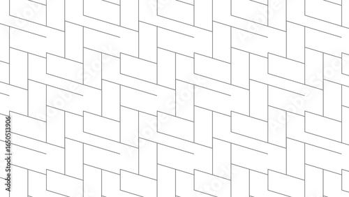 Abstract gray pattern geometric vector seamless ornamental and swatches oriental line texture outline white background