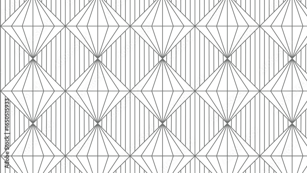 Fototapeta premium Abstract gray pattern geometric vector seamless ornamental and swatches oriental line texture outline white background