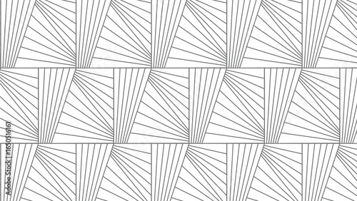 Abstract gray pattern geometric vector seamless ornamental and swatches oriental line texture outline white background