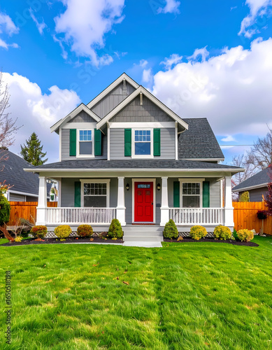 Exterior view of a classic suburban home