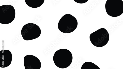 variation with hand-drawn or organic-shaped dots design texture 