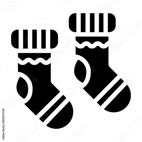 Wool Socks Solid icon