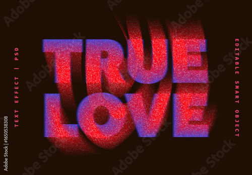 Grainy Dissolving Text Effect