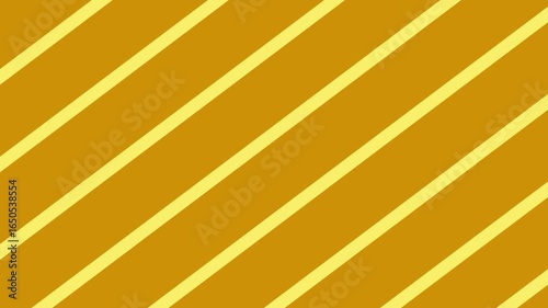 Yellow and Gold Diagonal Stripes Animated Pattern. Diagonal Stripes Motion background