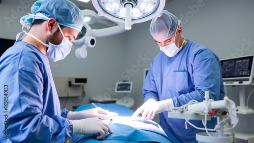 surgeons in operating room