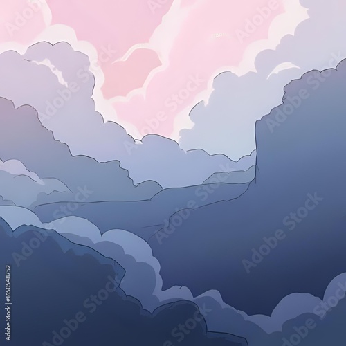 blue sky with clouds