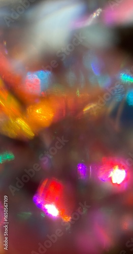 abstract background with colorful lights jewelry crystal diamond sparkles texture	
