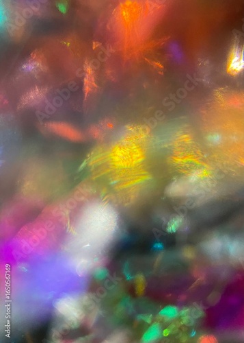 abstract background with colorful lights jewelry crystal diamond sparkles texture	
