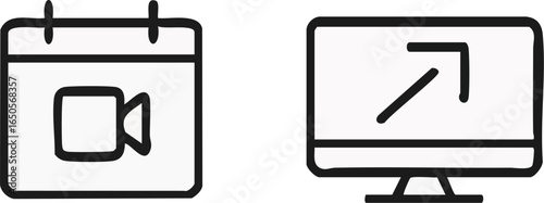 Online Video Calendar Event Schedule.