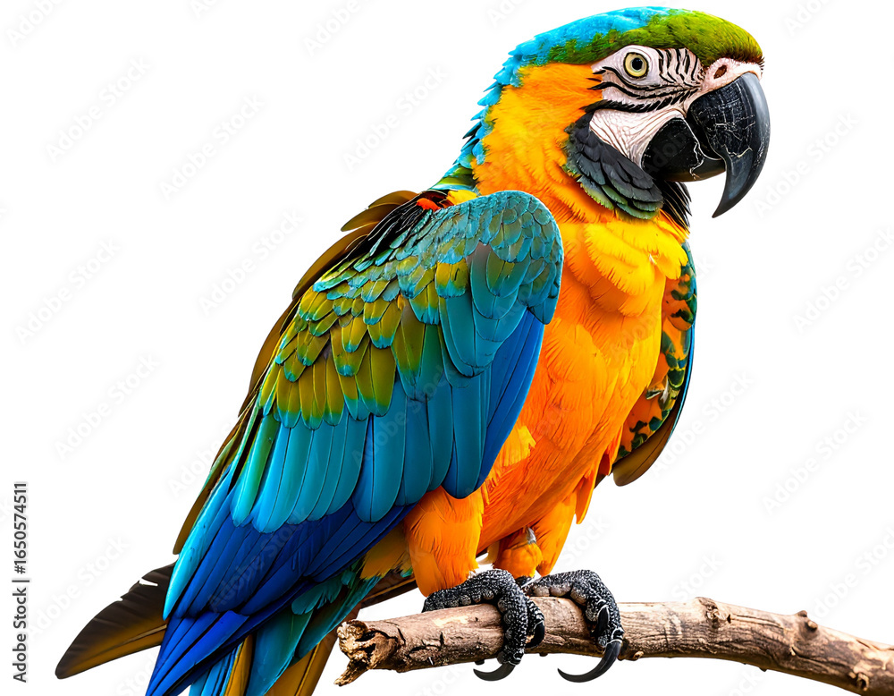 Obraz premium blue and yellow macaw ara ararauna