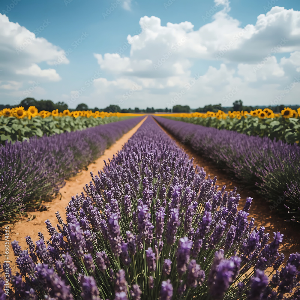 Fototapeta premium lavender field in provence