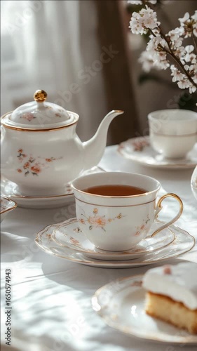 Wallpaper Mural Afternoon Tea Set Torontodigital.ca