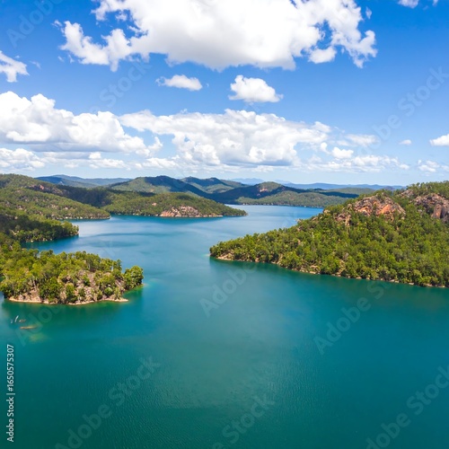Wallpaper Mural Scenic lake and mountains (1) Torontodigital.ca