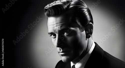 Vintage Portrait Old Hollywood Actor