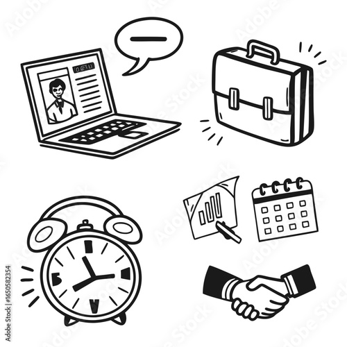 business icons set