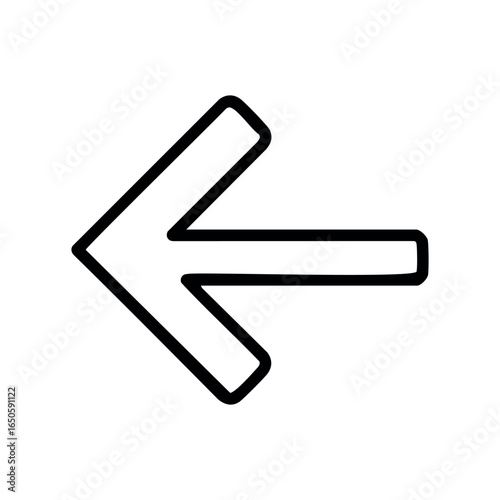Simple black left arrow symbol Free Download Simple black left arrow symbol - GFXLoad