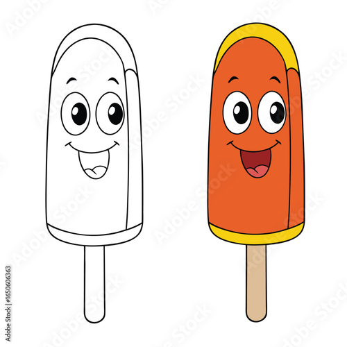 A colorful fruit popsicle made with fresh blended fruits, frozen to perfection. Sweet, refreshing, and cool—perfect for summer treats and healthy indulgence.
