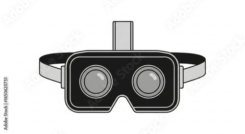 Virtual reality headset vr glasses technology gaming device augmented reality experience visual equipment