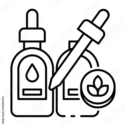 This Organic essential oil icon is suitable for Organic Product, etc.