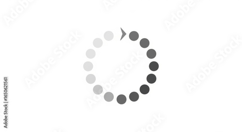 Loading spinner animation vector graphic design element for website ui ux design and app development use