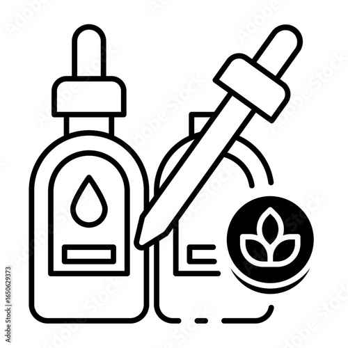 This Organic essential oil icon is suitable for Organic Product, etc.