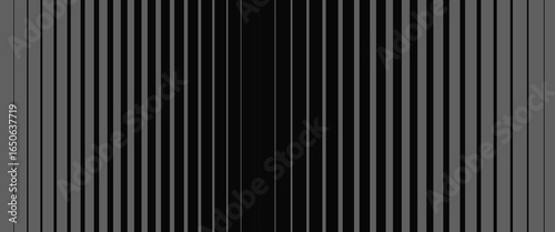 Black oblique straight line background. Masculine dark linear abstract wallpaper. Elegant luxury striped gradient texture. Grey diagonal lines backdrop for flyer, banner, poster, presentation. Vector