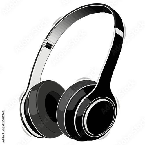 Modern wireless headphones for immersive listening experience, perfect for music lovers and content creators