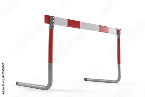 Athletic hurdle isolated on white background