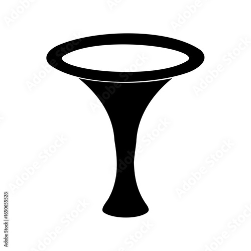 Silhouette of a wormhole