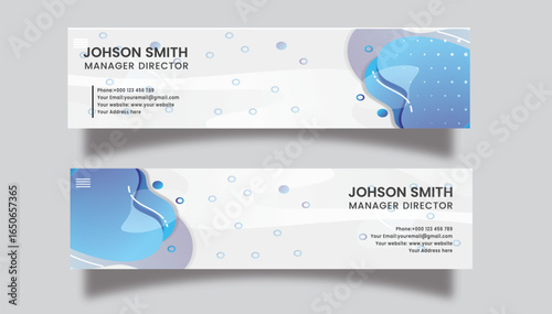 LinkedIn cover design Abstract shapes color background design 